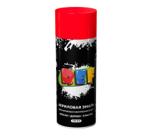 Краска универсальная акриловая REF 1001 флуор. красный аэрозоль 520 мл