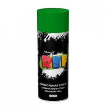 Краска для металлочерепицы и профнастила REF RAL 6005 зеленый мох аэрозоль 520 мл