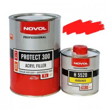 Грунт акриловый Novol+отв. 300 1л+0,2л красный