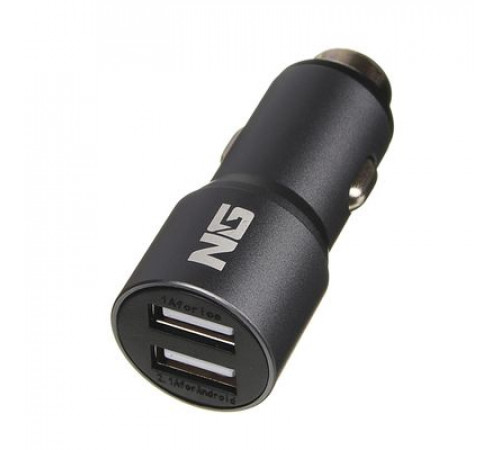 Разветвитель прикуривателя 2USB, 2.4А, 12/24В металл