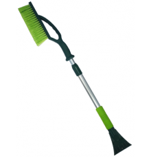 Щетка ZIZAY для уборки снега телескопическая 84,5-114см со скребком