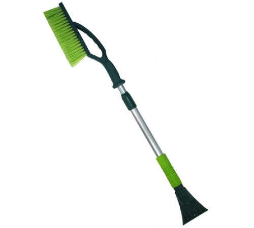 Щетка ZIZAY для уборки снега телескопическая 84,5-114см со скребком