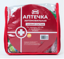 Аптечка автомобильная Балтстрой  в сумке ПВХ новый состав  (приказ МЗ 260н)