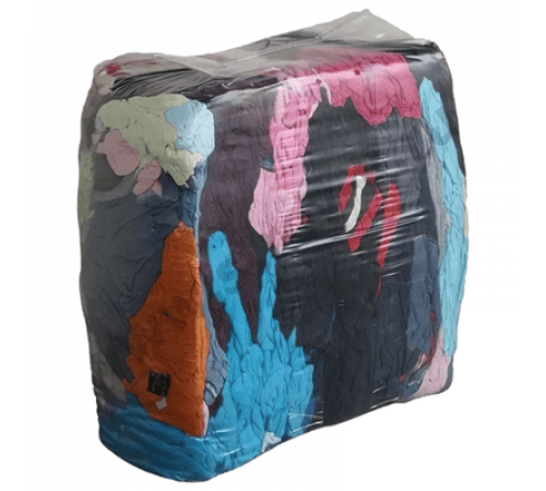 Ветошь 10кг. трикотаж цветной (100% хлопок)