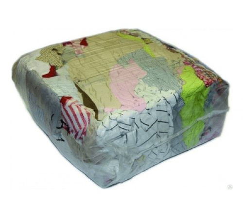 Ветошь 10кг. светлая х/б трикотаж (100% хлопок)