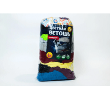 Ветошь 2кг. Стандарт цветная (60% хлопок, 40% синтетика)