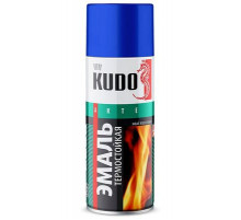 Краска термостойкая серебристая 600С KUDO аэрозоль 520мл