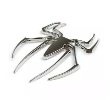 Шильдик металл, Паук размер 60х80мм