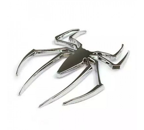 Шильдик металл, Паук размер 60х80мм