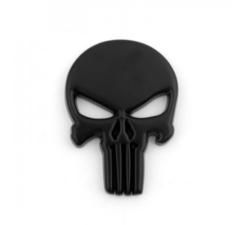 Шильдик металл, Череп-2 (средн.)_