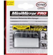 Зеркало мини на липучке (пластик) 54х35х20мм HEYNER